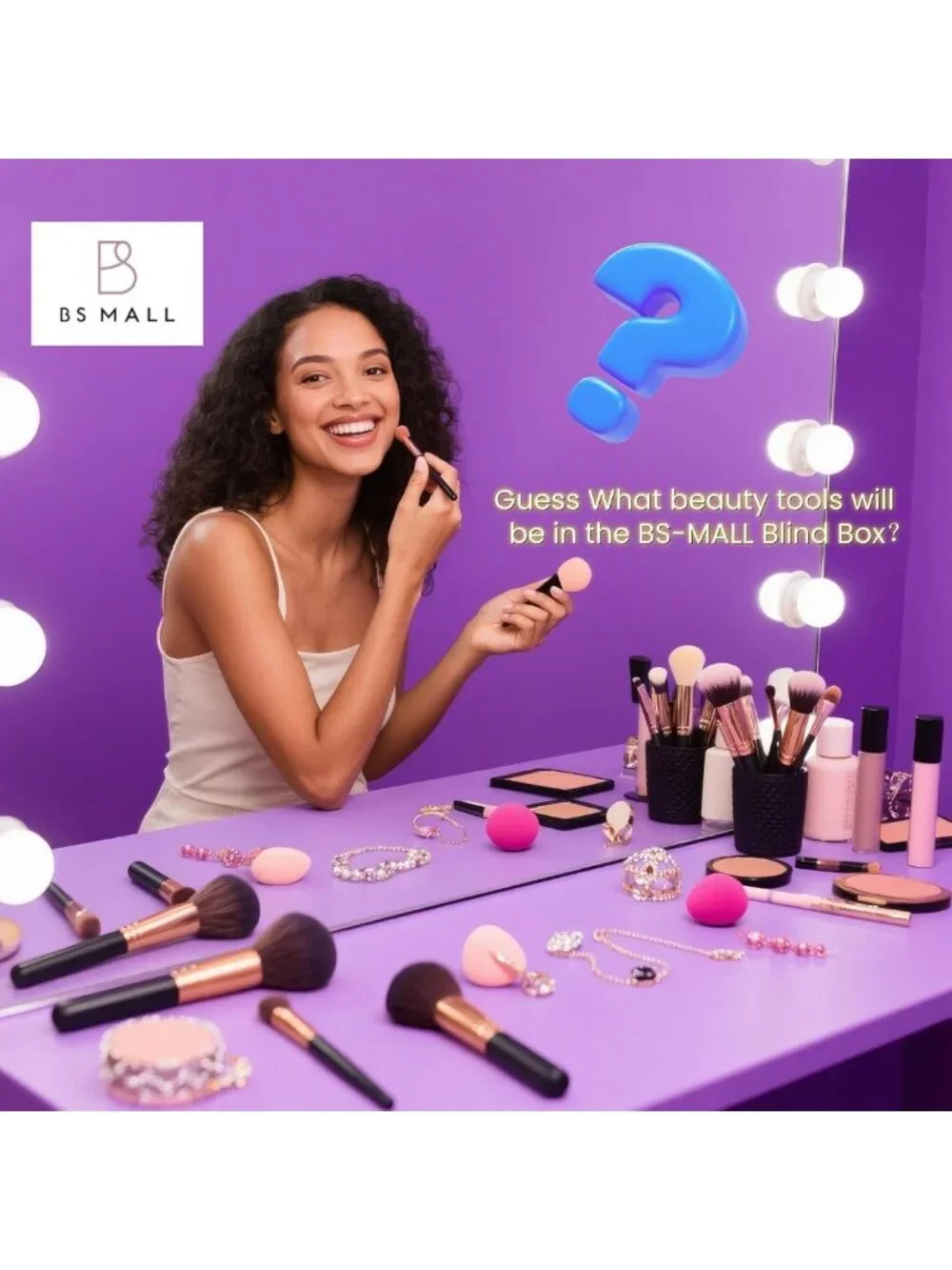 Professional Makeup Brush Set & Beauty Tools - Travel-Friendly Kit with Sponge
